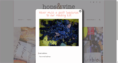 Desktop Screenshot of hopsandvine.net