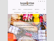 Tablet Screenshot of hopsandvine.net